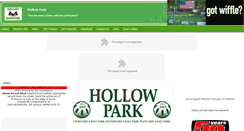 Desktop Screenshot of hollowpark.us